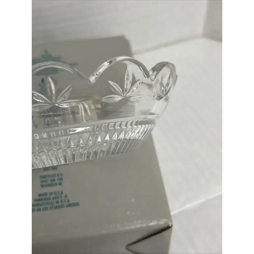 Vintage Retired Partylite P0458 Crystal Chamberstick Candleholder NEW NOS - Picture 5 of 5